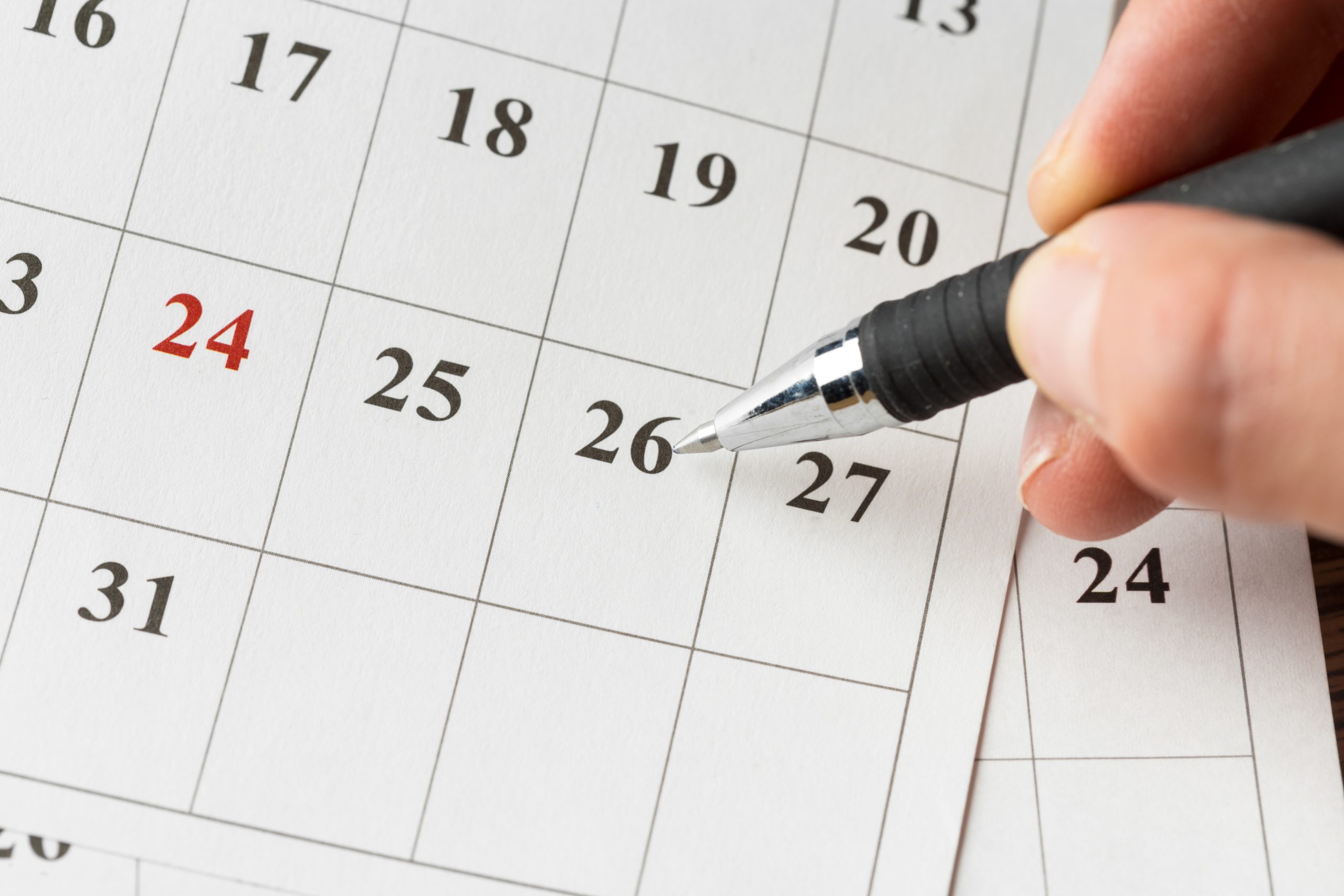 accountancy calendar 2025